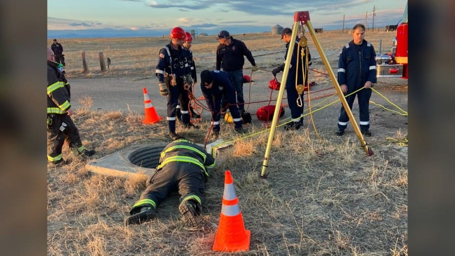 Photos: Juvenile rescued from Arapahoe County missile silo